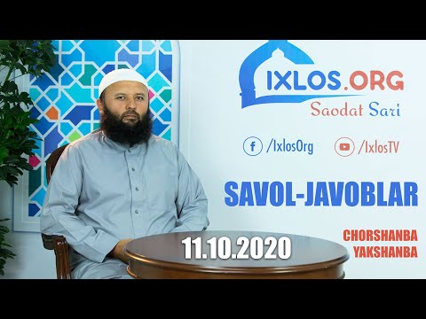 LIVE: Savol-javoblar | 11.10.2020