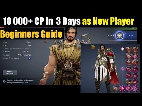 Black Desert Mobile 10k+ CP Boost Guide in 3 Days as New Player !
