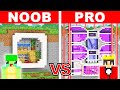 NOOB vs PRO: SAFEST MOUNTAIN HOUSE Build Challenge in Minecraft!