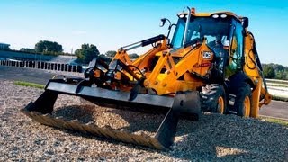 How to Load a JCB Backhoe on a Dump Truck Without a Ramp