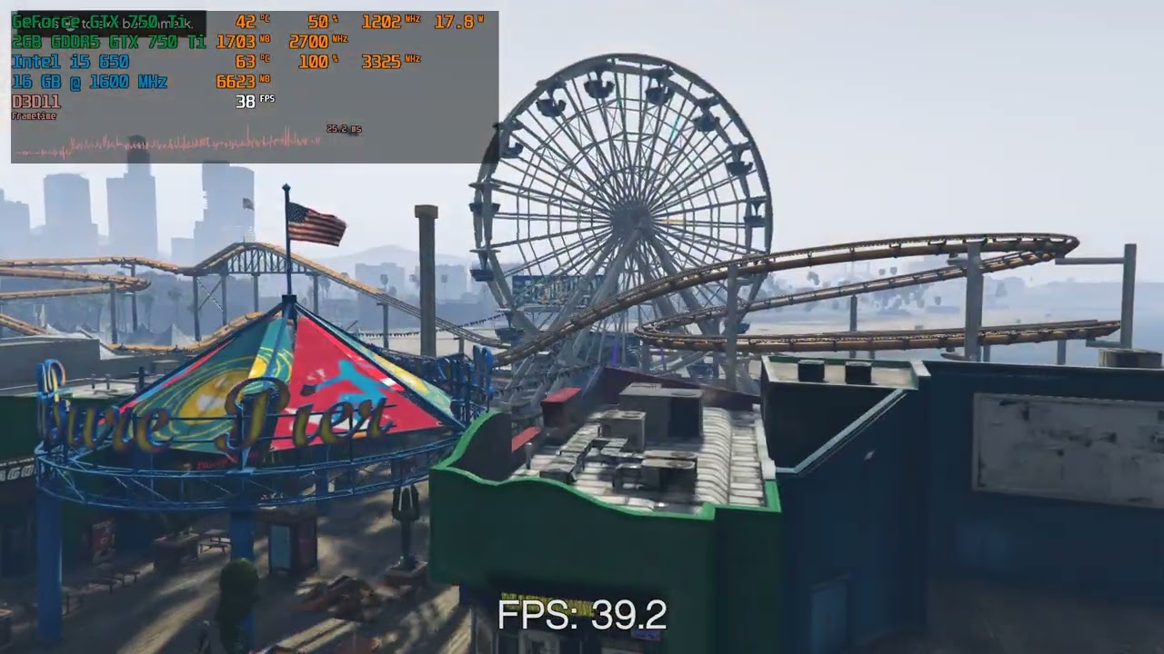 GTA V - i5 650 + GTX 750 Ti | 1080P | NORMAL Settings
