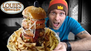 Episode 261: Black Widow Burger Challenge at Louie's Kitchen and Bar's
