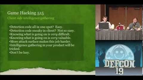 DEFCON 19: Hacking MMORPGs