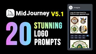 20 Stunning Midjourney Prompts For Logo Design | Midjourney Logo Prompt screenshot 3