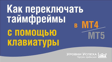 Как переключать таймфреймы в МТ4 и МТ5   с помощью клавиатуры
