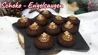 Süße Schoko Engelsaugen / Schnelle &amp; Einfache Weihnachtsplätzchen!