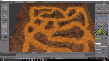 Making of "Low Poly" Map for UE4 - Timelapse