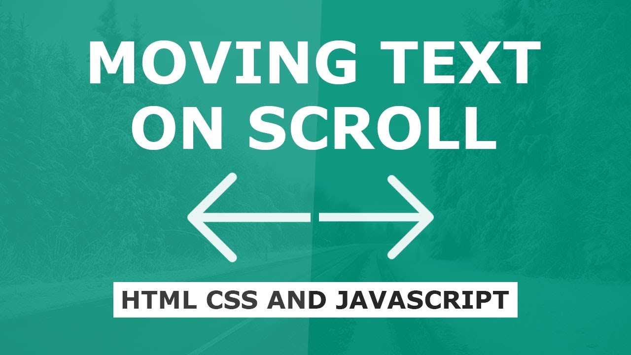 How To Move Text In Javascript