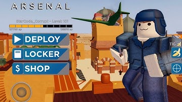 I GOT THE NEW ARSENAL CODE 150 COPIES