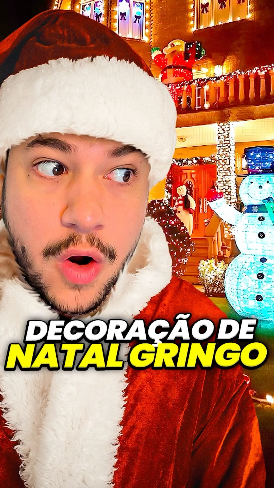 gringo AMA natal! #livedobrino #humor #MundinhoBrino