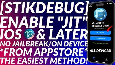 [EASIEST] Enable JIT No Jailbreak | Enable JIT iOS 18 & UP | StikDebug | Enable JIT Without Computer