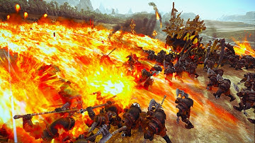 Total War WARHAMMER 2 -  DWARFS vs GREENSKINS | ULTIMATE FIREPOWER OUTPUT | FIRE SUPPORT |4K