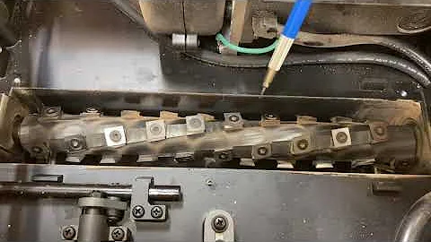 Byrd Shelix Cutterhead - Scalloping issue demonstration