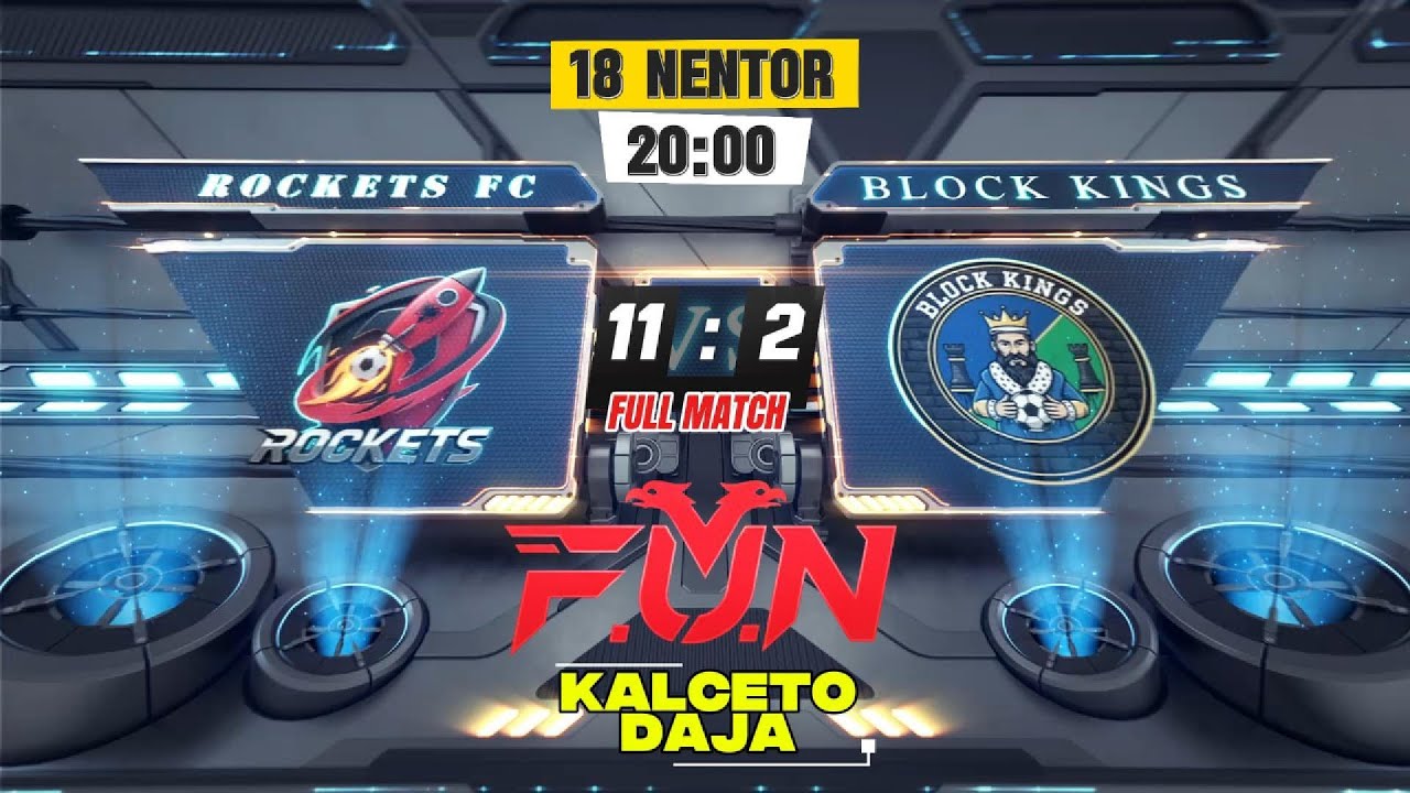 Willen Rocketsfc F.U.N TEAM FRIENDLY ROCKETS FC ⚫ VS BLOCK KINGS ⚪ 11-2 FULL MATCH 18 ...