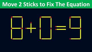 Improve IQ - Fix The Equation #matchstickpuzzle #simplylogical