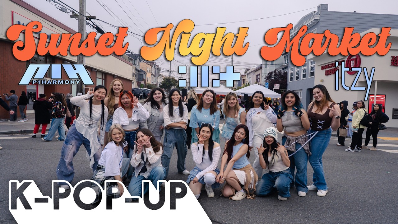 K-POP・アジア yumini SUNSET NIGHT MARKET] Live K-POP Performance by K-POP-UP