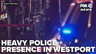 LIVE: Heavy police presence in south Baltimore