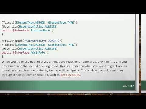 Creating a Custom PreAuthorize Annotation for Spring Security