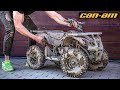 Kids CAN-AM Outlander ATV 49cc - Restoration Abandoned Mini ATV