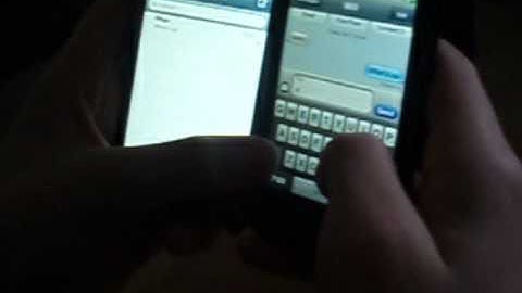 iOS 5 - iMessage Demonstration