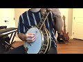 Old Folks at Home &quot;Swanee River&quot; (plectrum banjo style) 故郷の人々「スワニー河」 (4弦プレクトラムバンジョー)