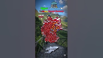 Biggest Ethnic Group in Germany Except Germans #shorts #history #europe #germany #mapping #maps #map