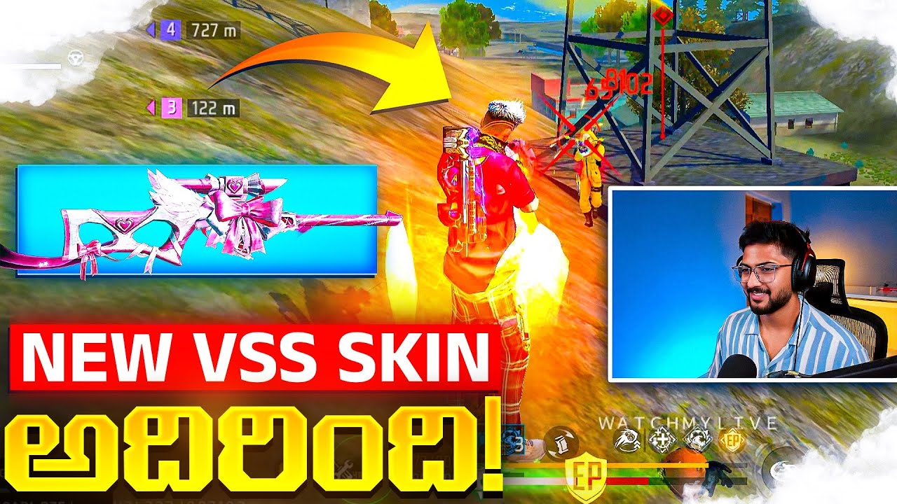 New Auto Headshot VSS Gun Skin??? 🔥 😨 - Free Fire Telugu - MBG ARMY