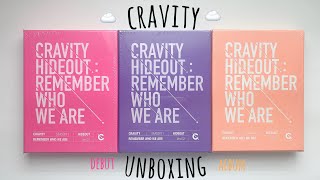 ☁️ cravity hideout: remember who we are album unboxing ☁️