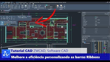 Tutorial CAD: Como Personalizar as Barras de Trabalho e os Menus Ribbons no ZWCAD