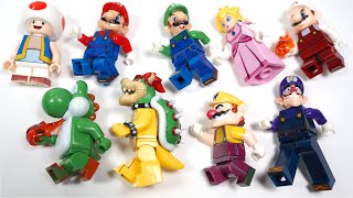 LEGO The Super Mario Bros Movie | Mario | Bowser | Luigi | Yoshi | Wario Unofficial Lego minifigures