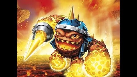 Skylanders Defeated Animations: Lava Lance Eruptor