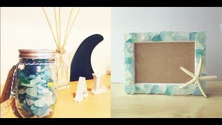 【DIY】海で拾える「シーグラス」を使ったハンドメイドアクセサリー＆インテリア雑貨アイデア♡～Handmade accessories & Interior ideas with seagrass.