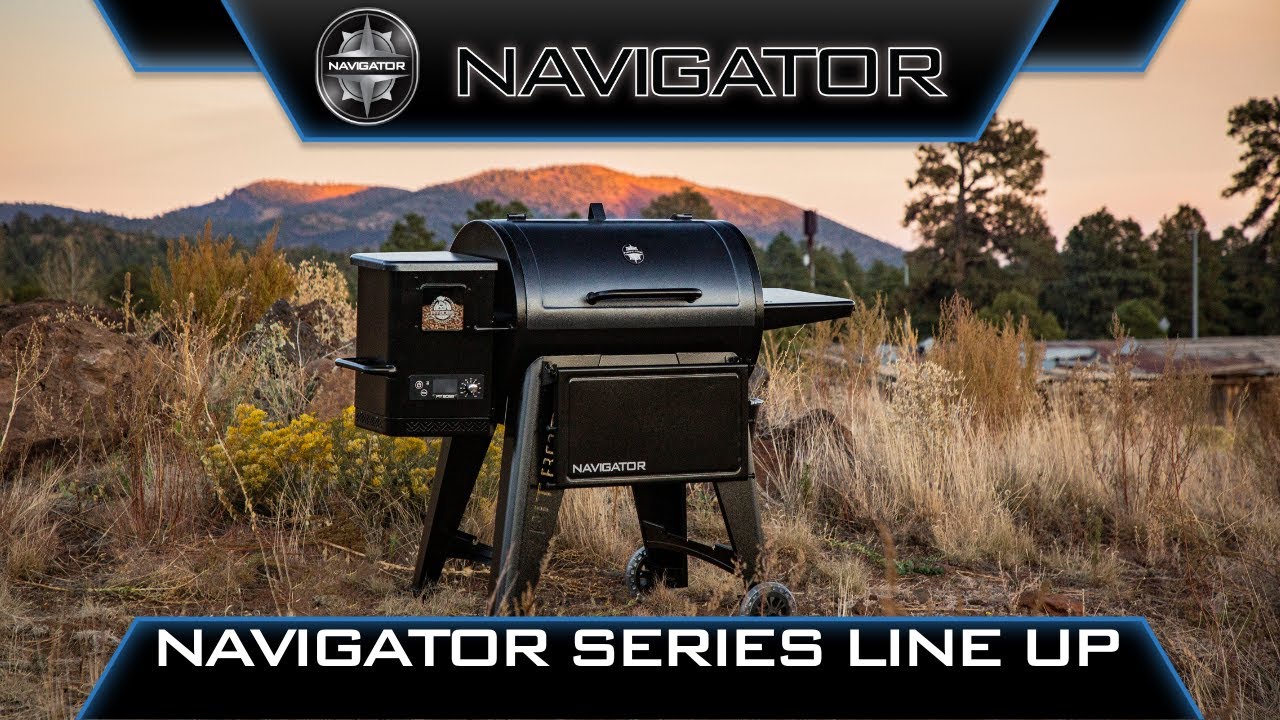 Pit Boss Navigator 850 Wood Pellet Grill Black