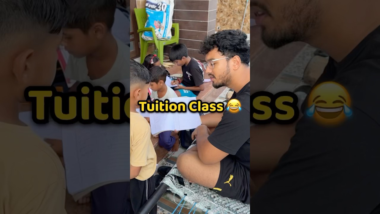 Baccho Ki Tuition Class 😂 #shorts #vlog #minivlog #familyvlog #tuition