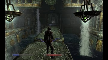 GAME - SKYRIM - DRAGONBORN -  Nchardak Workshop Combat - TheZuell