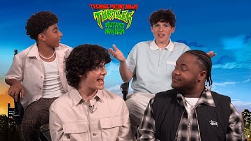 Talking Teenage Mutant Ninja Turtles With Ice Cube & The Mutant Mayhem Cast