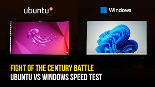 windows vs linux ubuntu - boot time and ram usage quick performance test on nvme ssd