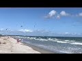 Kitesurfing at cocoa beach florida