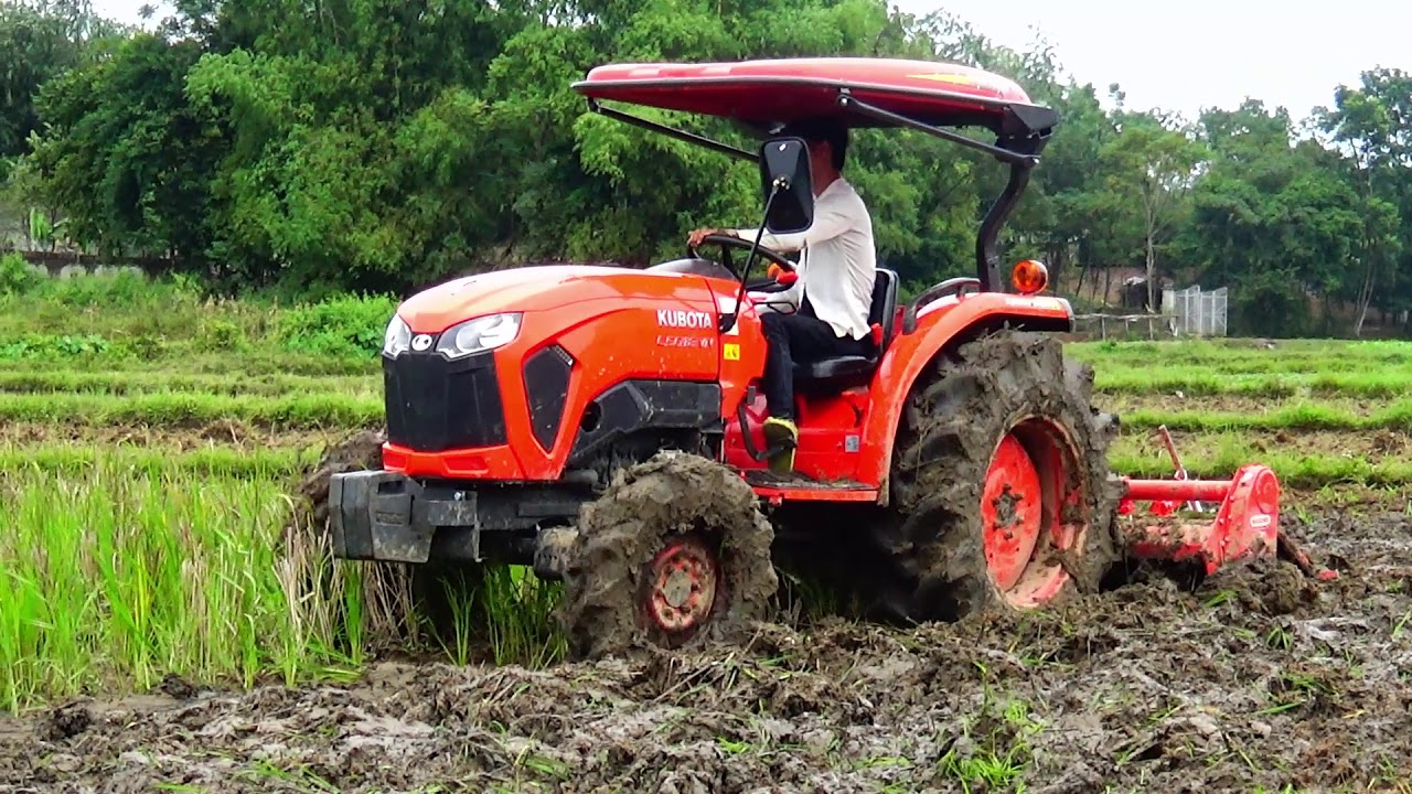 KUBOTA L5018 kubota - may cay kubota tractor - YouTube