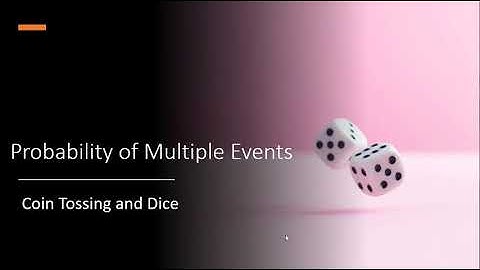 Probability of Multiple Events: Coin and Dice Examples
