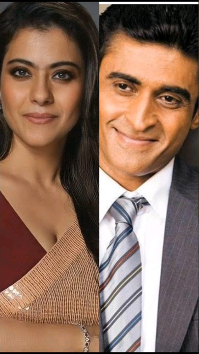 Real life brother and sister Mohanish behol and Kajal devgan 😲🤟👌 #kajaldevgan #viral #trendingshorts