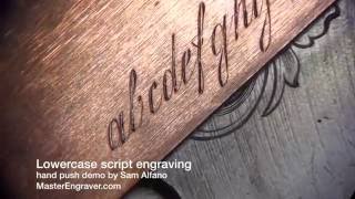 Hand push lettering by Sam Alfano