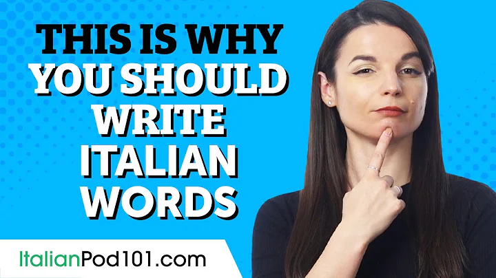 How to Learn Italian Words by Writing Them Out