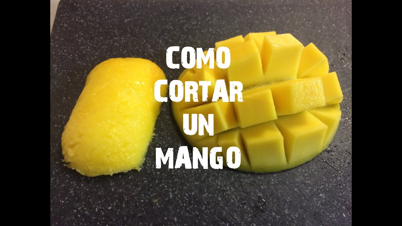 Truco: cómo pelar y cortar un mango
