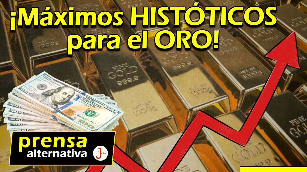 El oro se dispara! Nuevo récord histórico sacude los mercados - YouTube