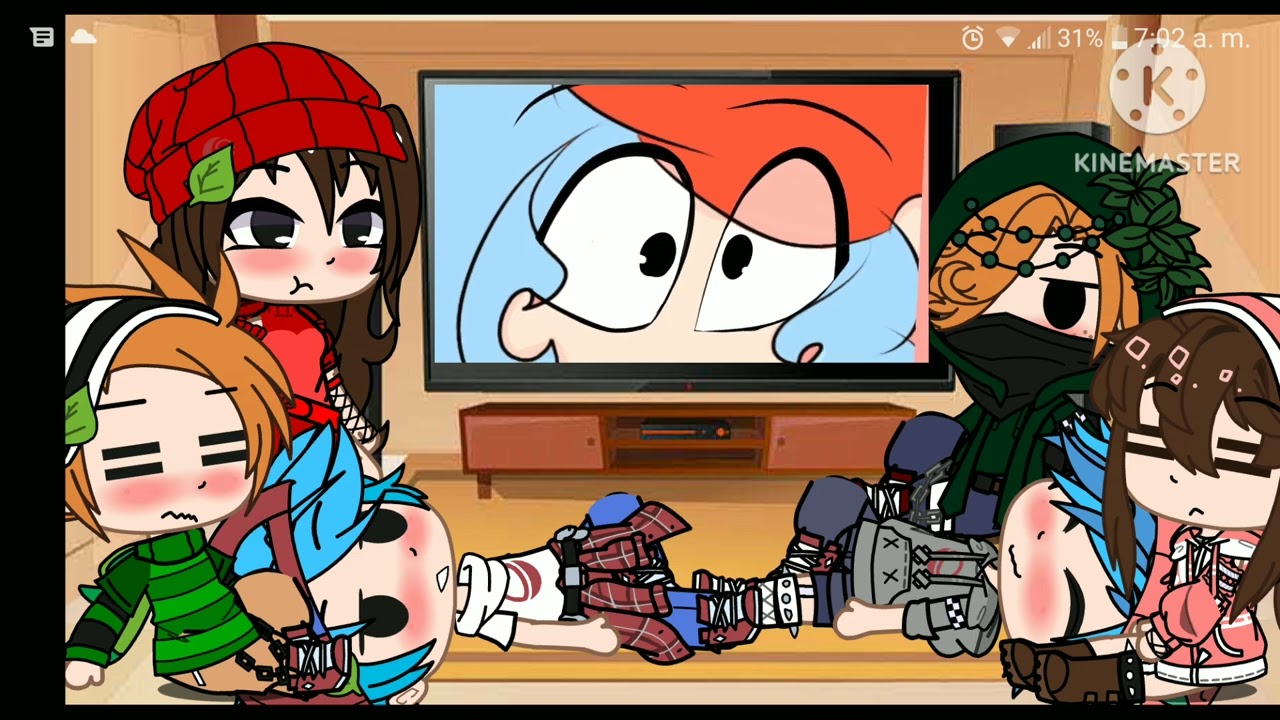 fnf y fnf soft reaccionan a sus memes//gacha club//leer descripción