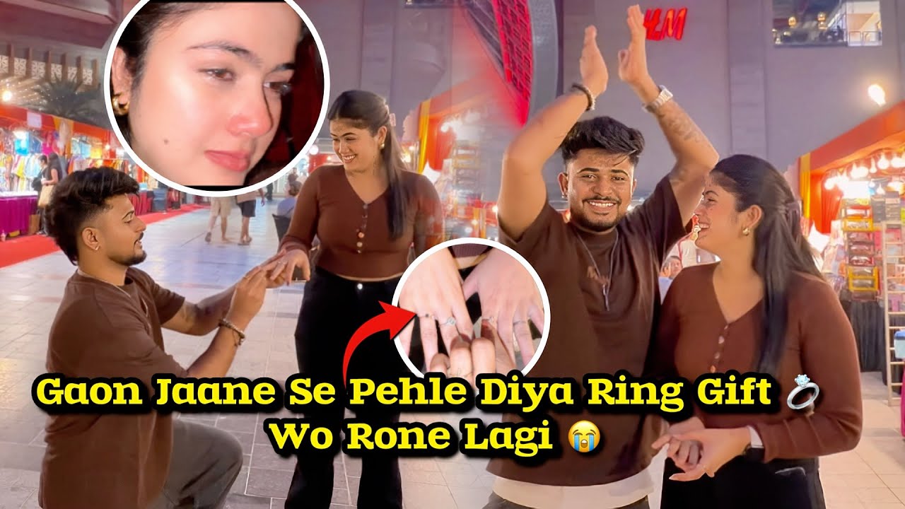 Gaon Jaane Se Pehle Maine Diya Ring Gift 💍 Movie Date Pe Meri Bestie ...