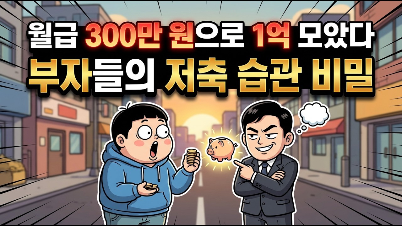 월급 300만원으로 1억 모으는 법 | 부자들의 저축 습관 비밀