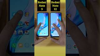 Redmi Note 12 vs Redmi Note 9 Speed Test Comparison | #shorts