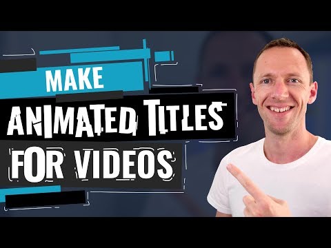 Video: How To Add Titles To Your Video